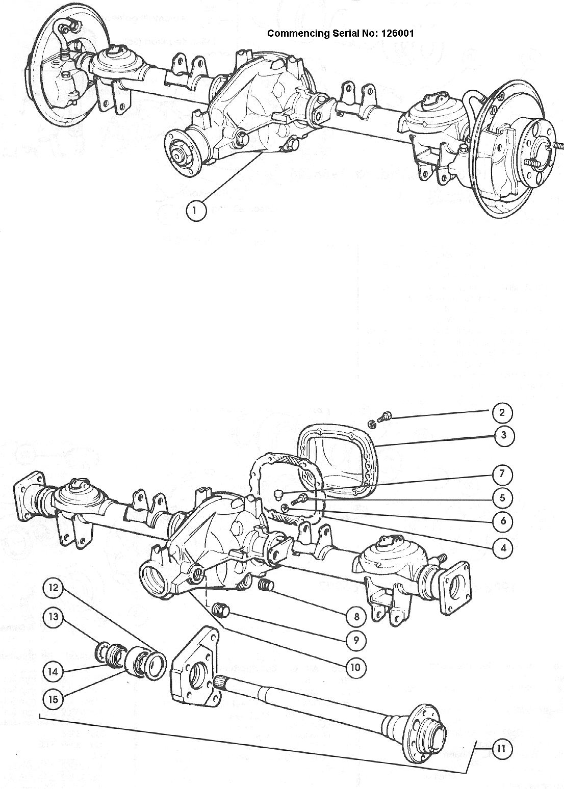 Rear Axle – 1978-85
